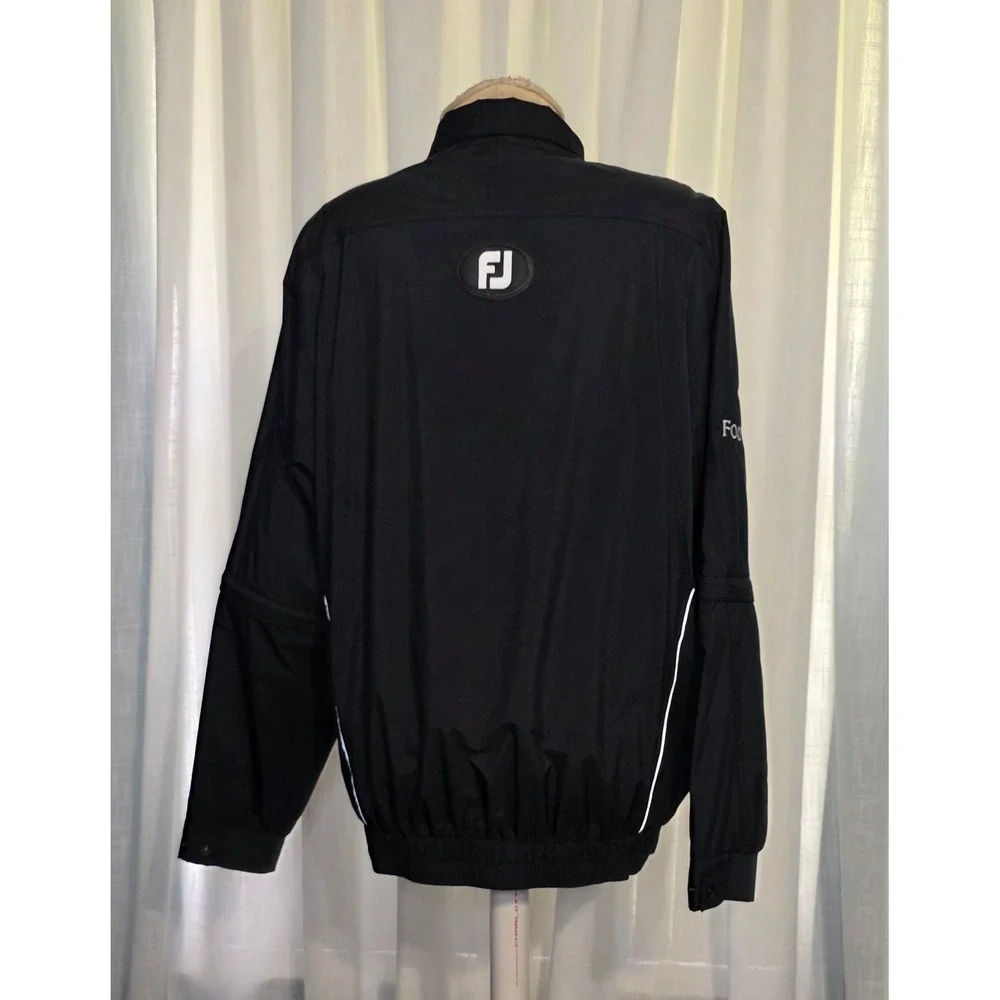 FootJoy Titleist Mens Golf Rain Jacket Convertible Sleeves Dryjoy Windbreaker M